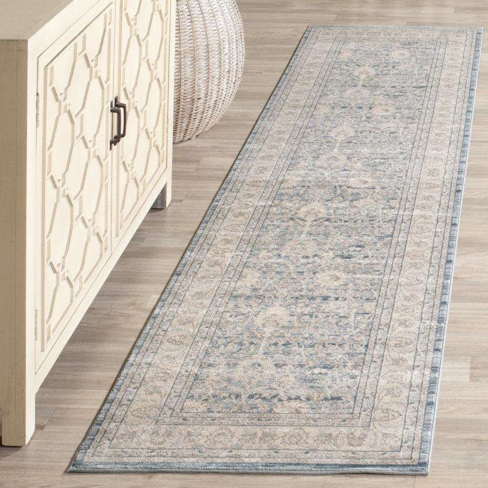 SAFAVIEH Archive Collection ARC672B Blue / Grey Rug Image 2