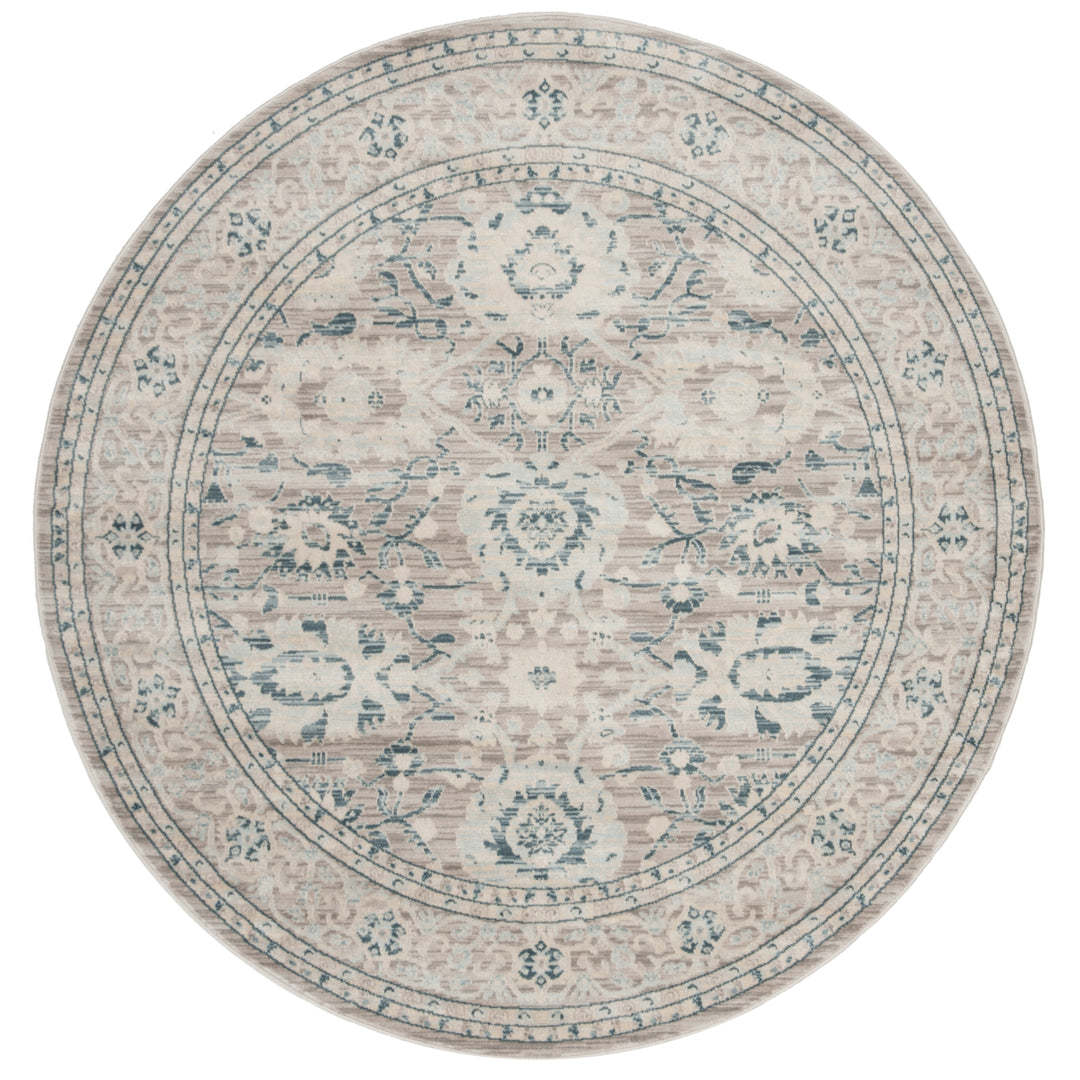 SAFAVIEH Archive Collection ARC670A Grey / Blue Rug Image 4