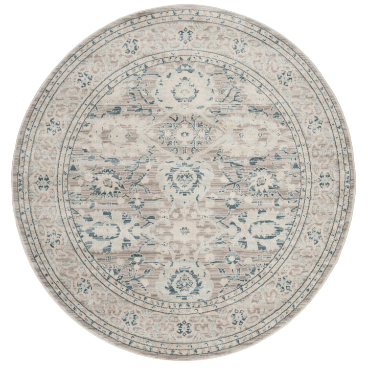 SAFAVIEH Archive Collection ARC670A Grey / Blue Rug Image 4