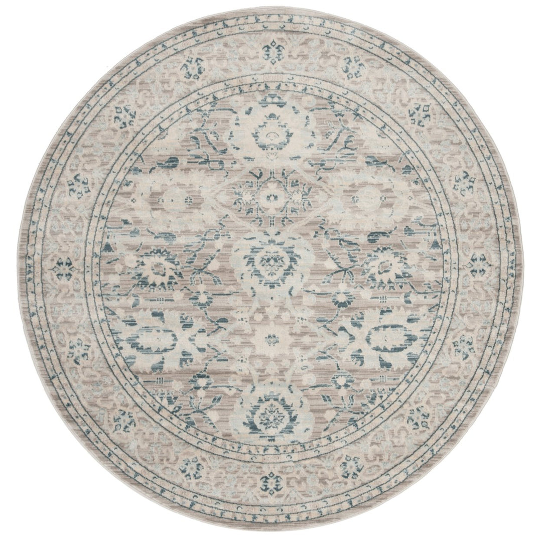 SAFAVIEH Archive Collection ARC670A Grey / Blue Rug Image 1