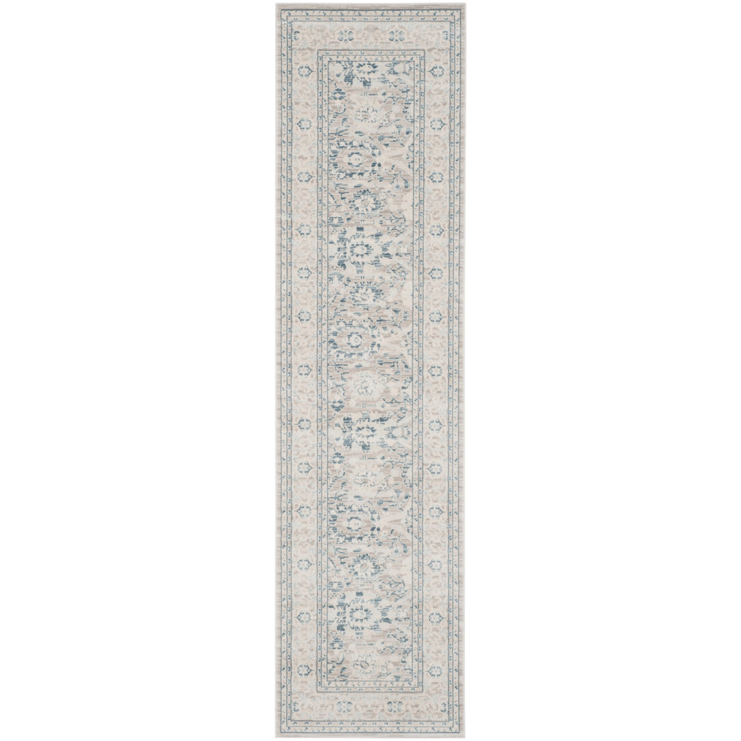 SAFAVIEH Archive Collection ARC670A Grey / Blue Rug Image 5