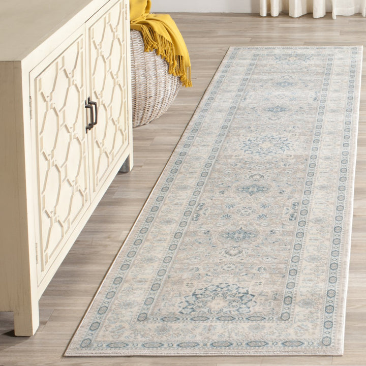 SAFAVIEH Archive Collection ARC671A Grey / Blue Rug Image 3