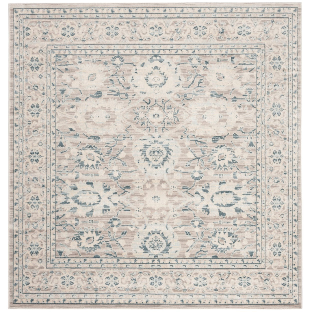 SAFAVIEH Archive Collection ARC670A Grey / Blue Rug Image 6