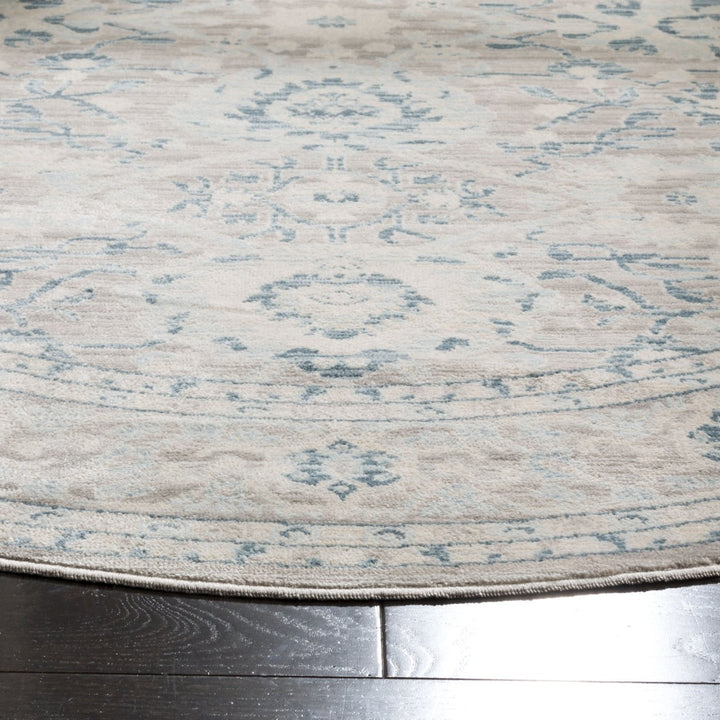 SAFAVIEH Archive Collection ARC670A Grey / Blue Rug Image 7