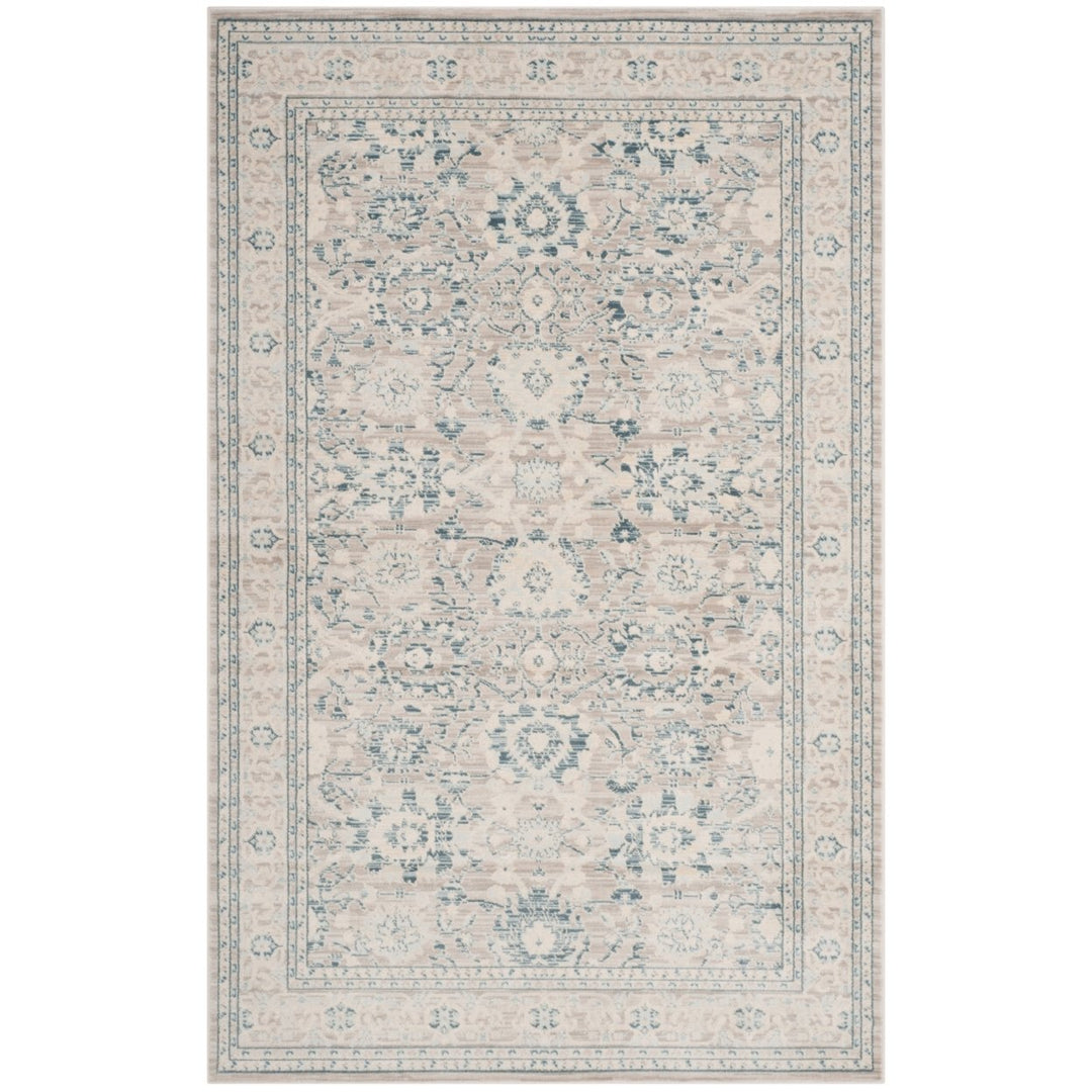 SAFAVIEH Archive Collection ARC670A Grey / Blue Rug Image 1