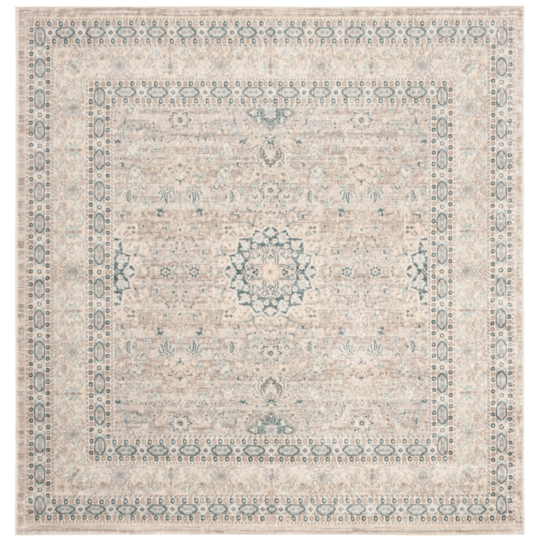 SAFAVIEH Archive Collection ARC671A Grey / Blue Rug Image 6