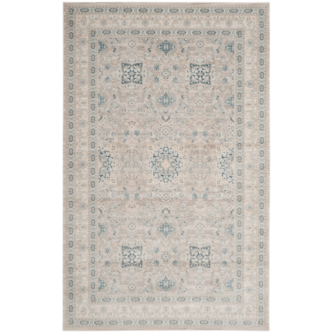 SAFAVIEH Archive Collection ARC671A Grey / Blue Rug Image 8