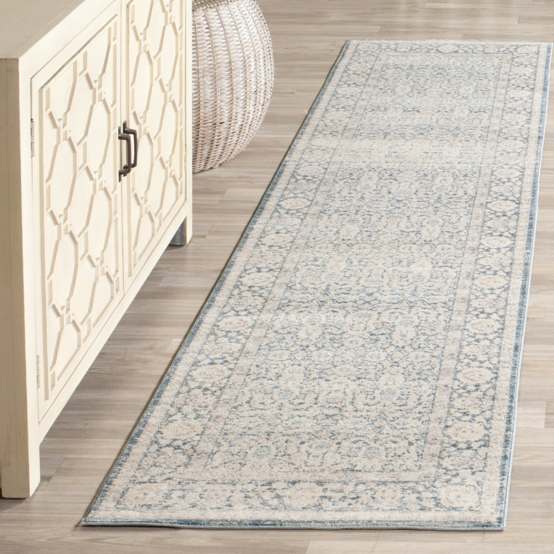 SAFAVIEH Archive Collection ARC674B Blue / Grey Rug Image 2