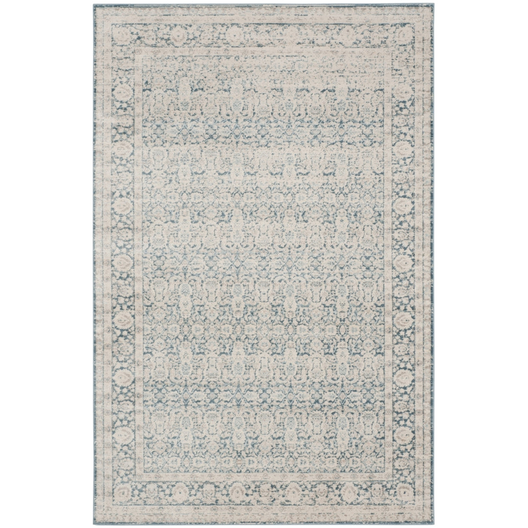 SAFAVIEH Archive Collection ARC674B Blue / Grey Rug Image 5