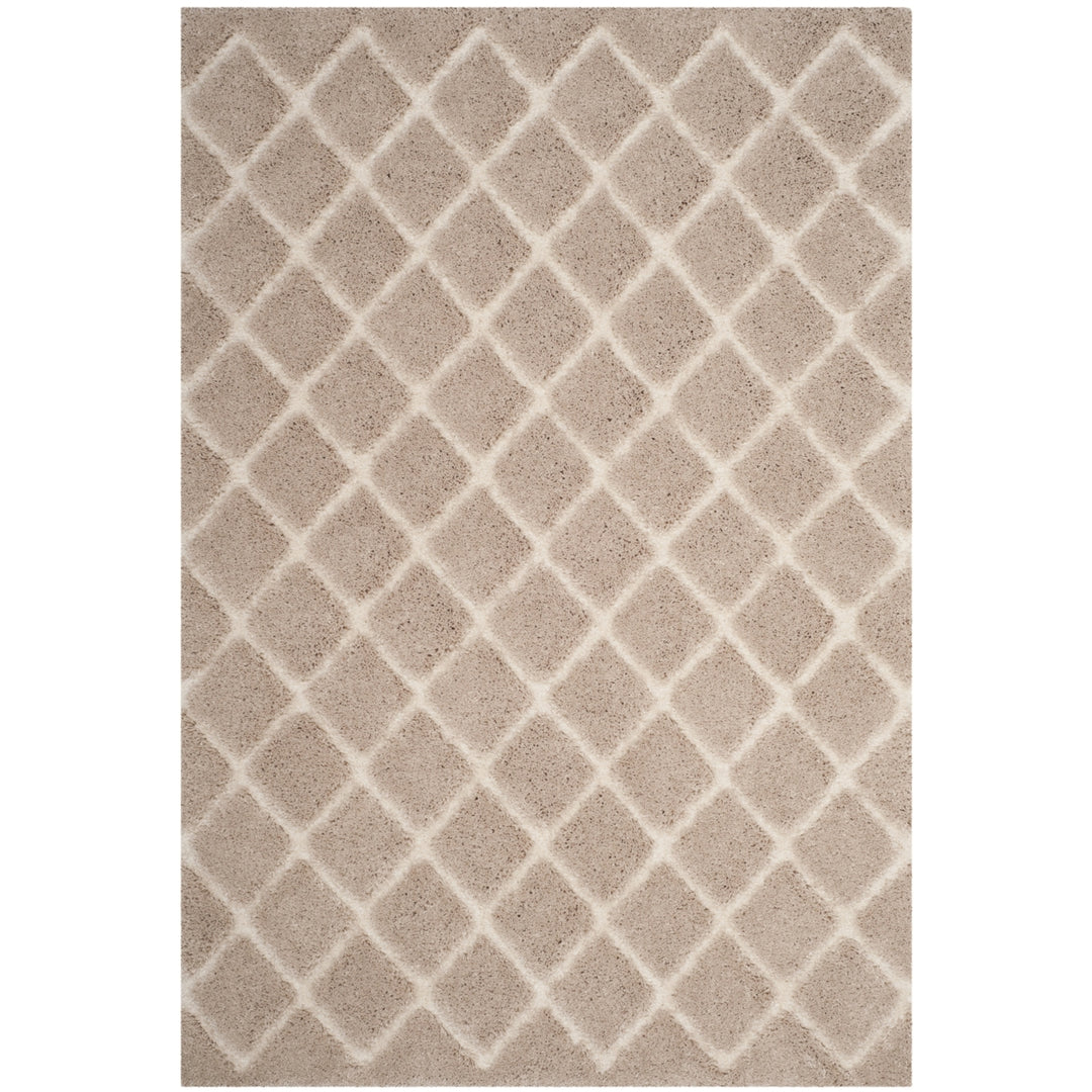 SAFAVIEH Adriana Shag Collection ARG780D Beige / Cream Rug Image 1