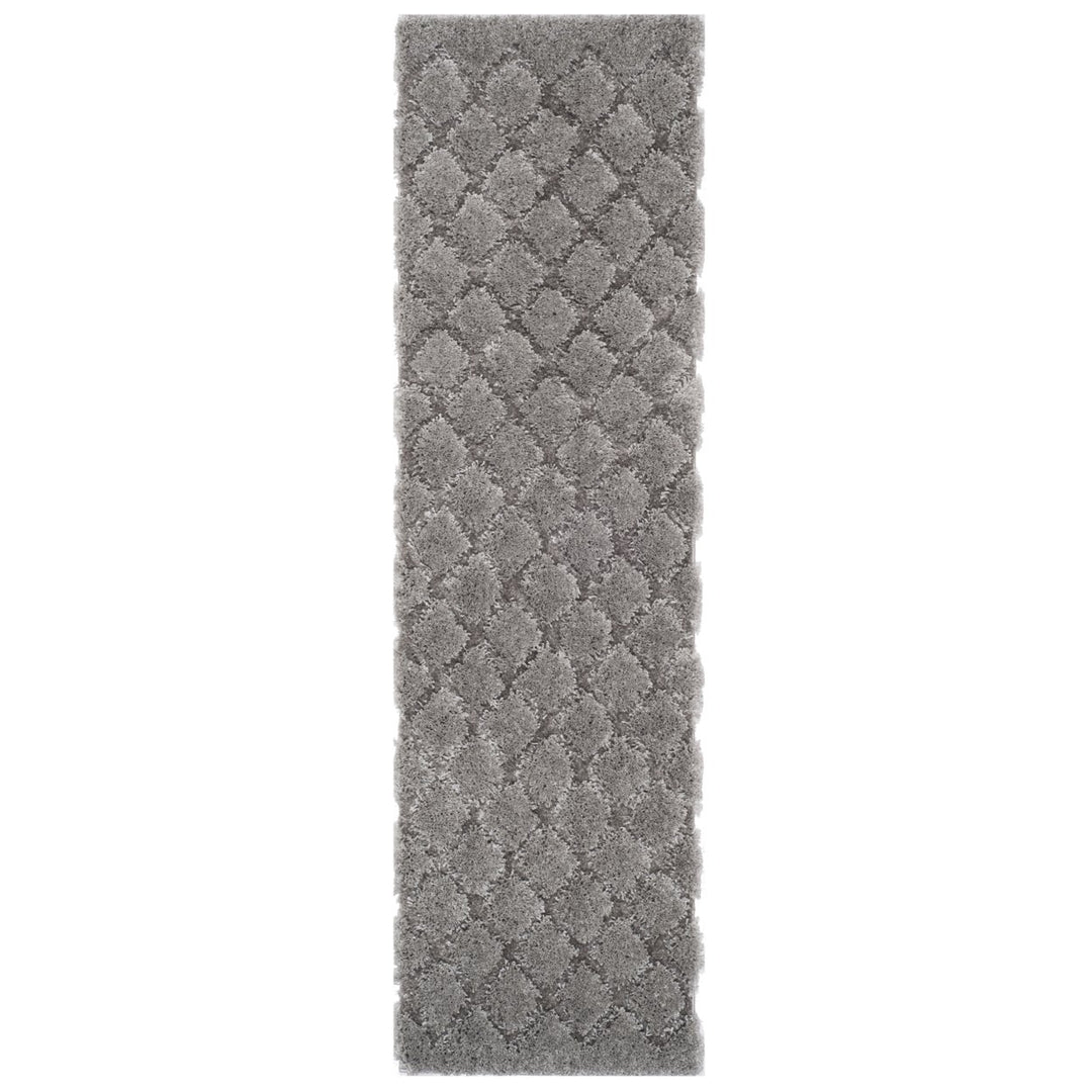 SAFAVIEH Adriana Shag ARG780B Lt Grey / Lt Grey Rug Image 1