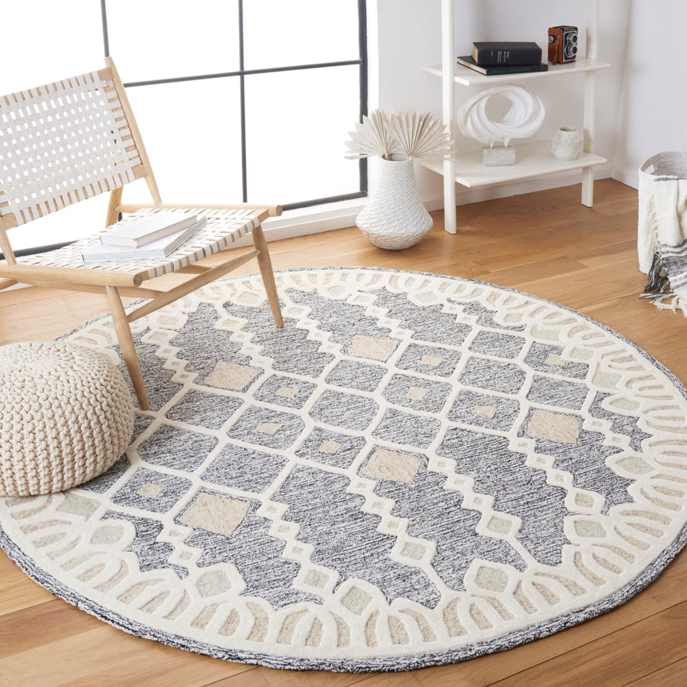 SAFAVIEH Artistry ARR501Z Handmade Ivory / Black Rug Image 2