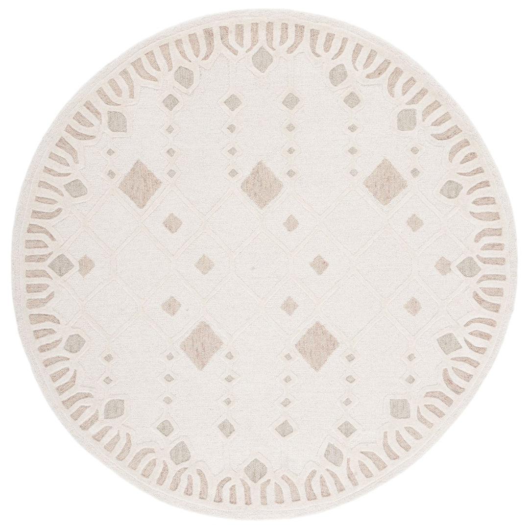 SAFAVIEH Artistry ARR501A Handmade Ivory / Sage Rug Image 4