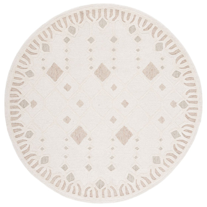 SAFAVIEH Artistry ARR501A Handmade Ivory / Sage Rug Image 4