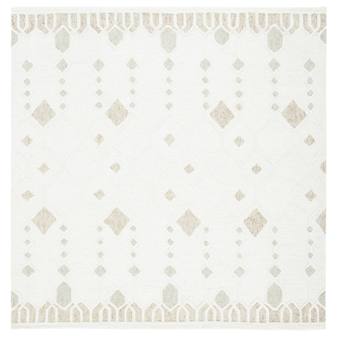 SAFAVIEH Artistry ARR501A Handmade Ivory / Sage Rug Image 6