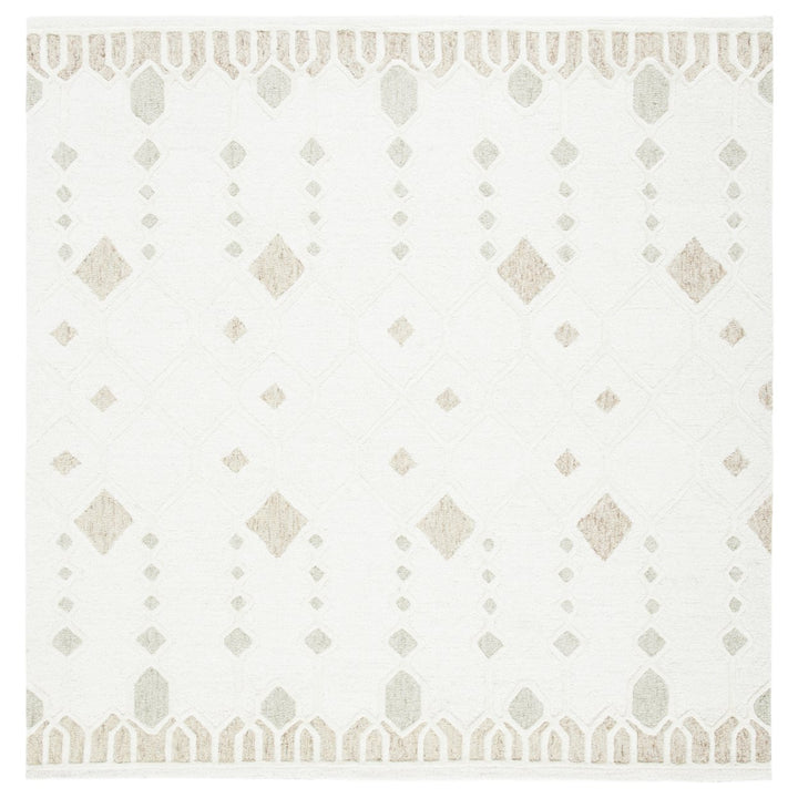 SAFAVIEH Artistry ARR501A Handmade Ivory / Sage Rug Image 6