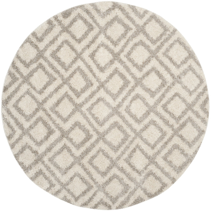 SAFAVIEH Arizona Shag Collection ASG740A Ivory/Beige Rug Image 4