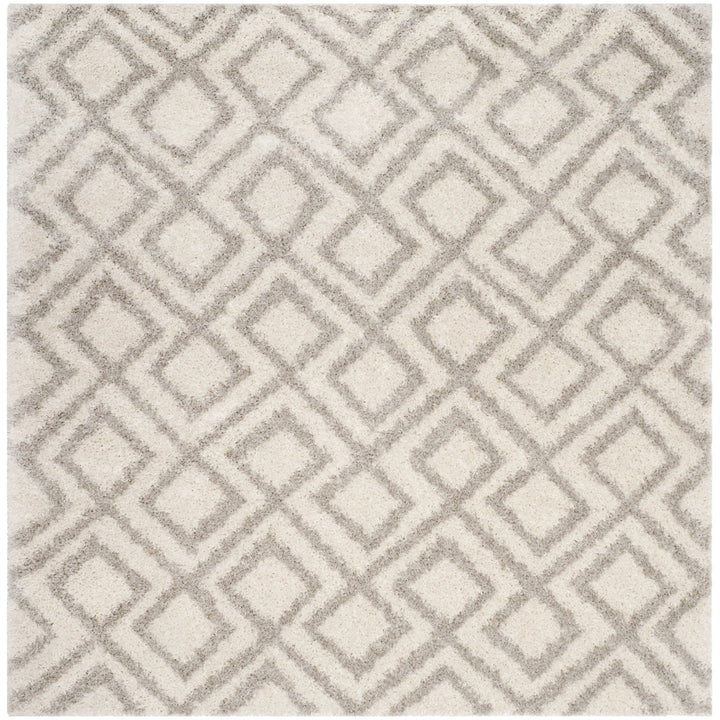 SAFAVIEH Arizona Shag Collection ASG740A Ivory/Beige Rug Image 1