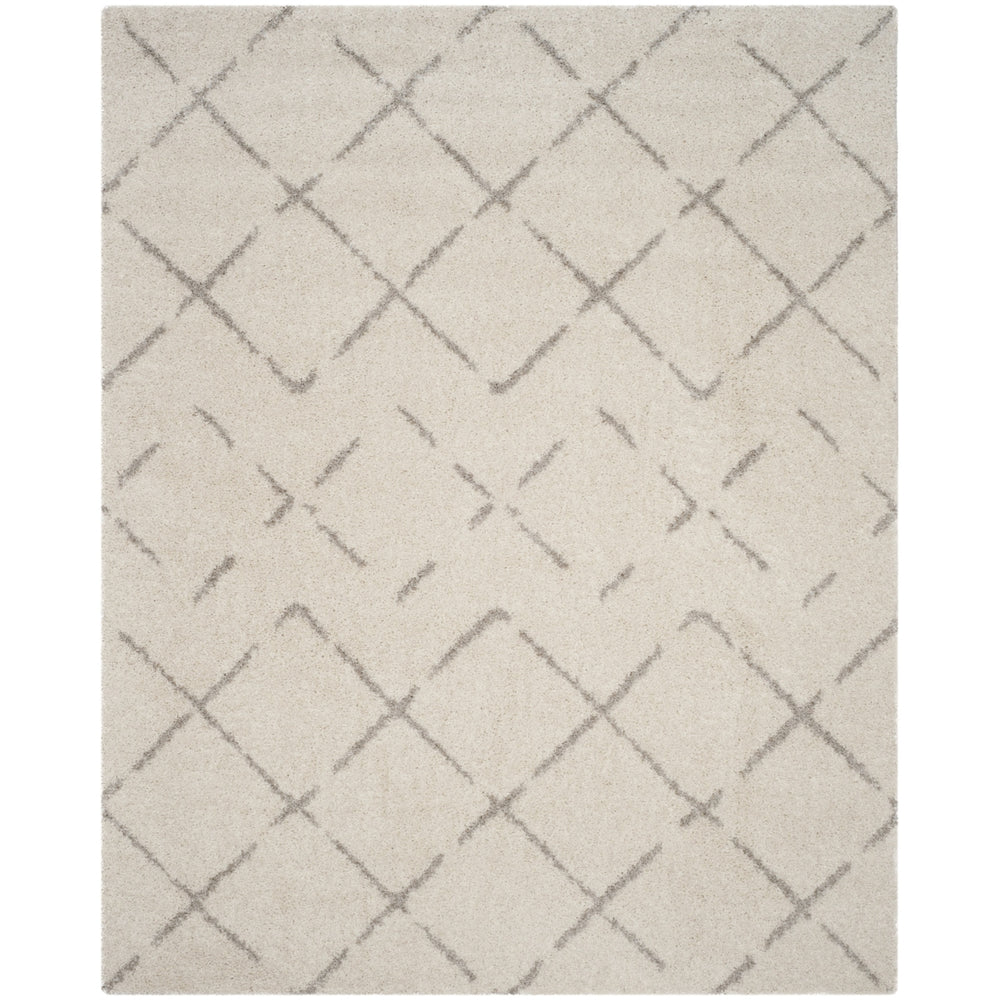 SAFAVIEH Arizona Shag Collection ASG743A Ivory/Beige Rug Image 2