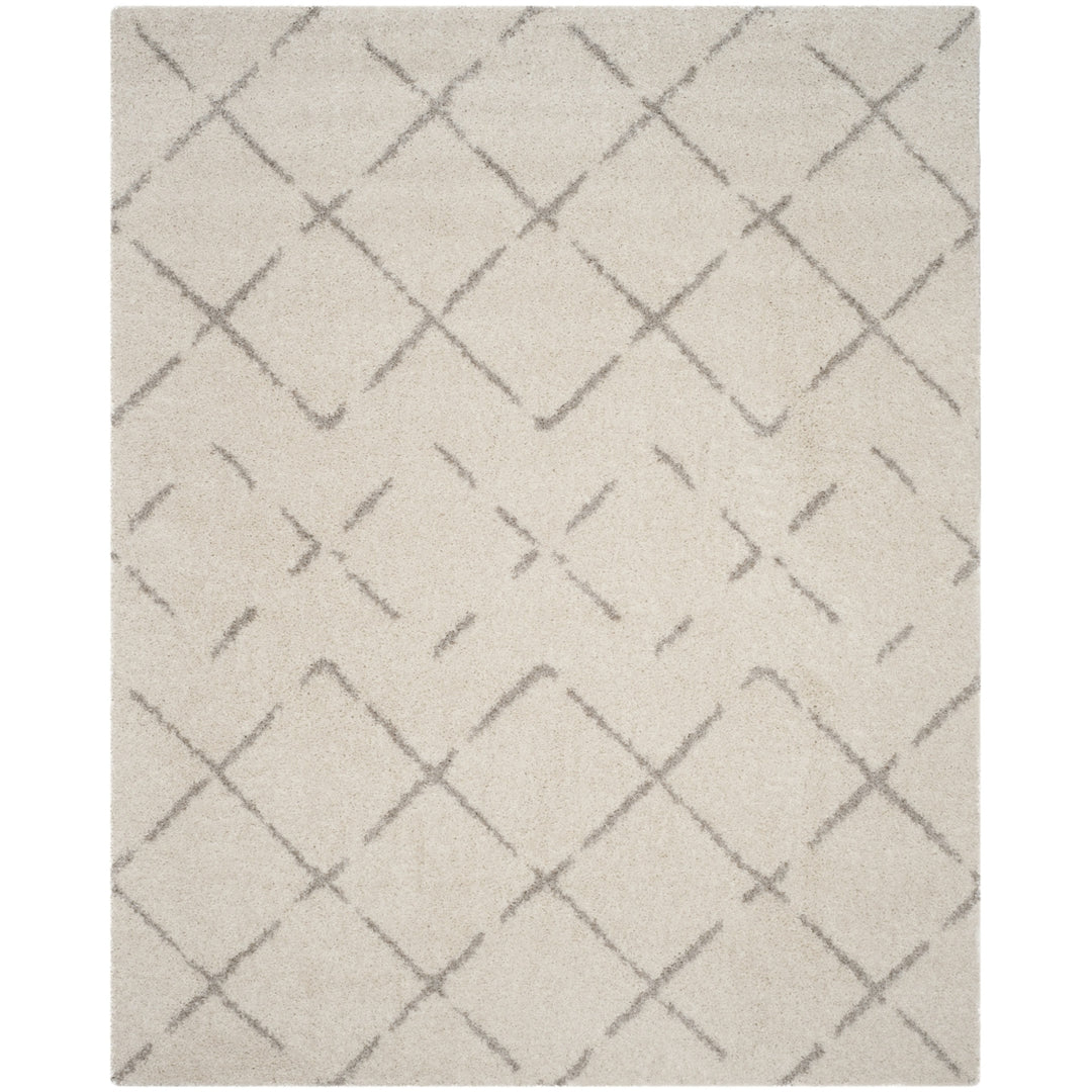 SAFAVIEH Arizona Shag Collection ASG743A Ivory/Beige Rug Image 2