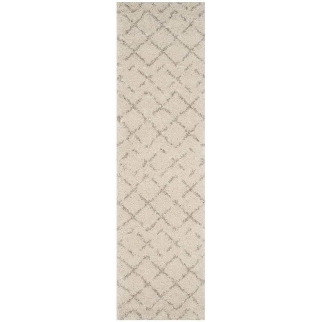 SAFAVIEH Arizona Shag Collection ASG743A Ivory/Beige Rug Image 1