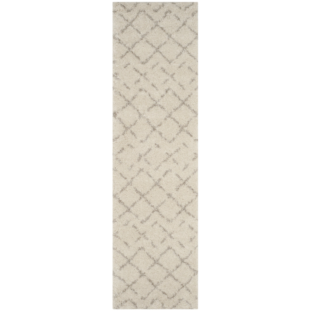 SAFAVIEH Arizona Shag Collection ASG743A Ivory/Beige Rug Image 1