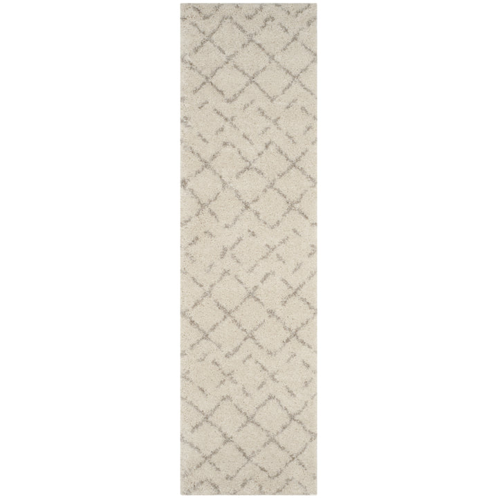 SAFAVIEH Arizona Shag Collection ASG743A Ivory/Beige Rug Image 1