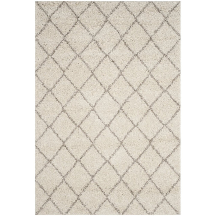 SAFAVIEH Arizona Shag Collection ASG742A Ivory/Beige Rug Image 1