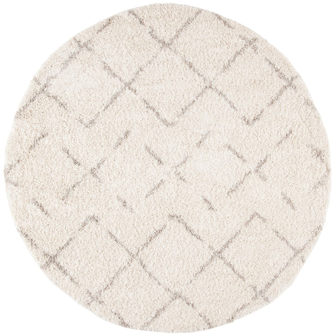 SAFAVIEH Arizona Shag Collection ASG743A Ivory/Beige Rug Image 6