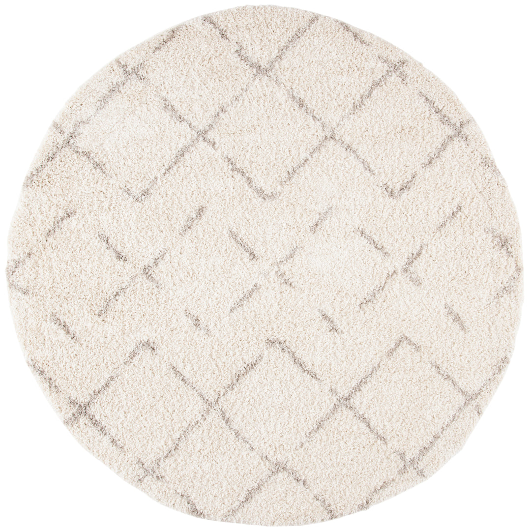 SAFAVIEH Arizona Shag Collection ASG743A Ivory/Beige Rug Image 8