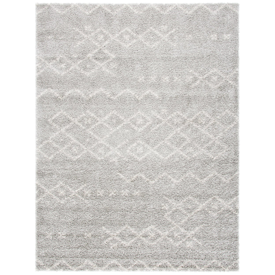 SAFAVIEH Arizona Shag Collection ASG745D Grey / Ivory Rug Image 1