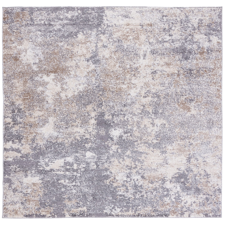 SAFAVIEH Aston Collection ASN710F Light Grey / Grey Rug Image 6