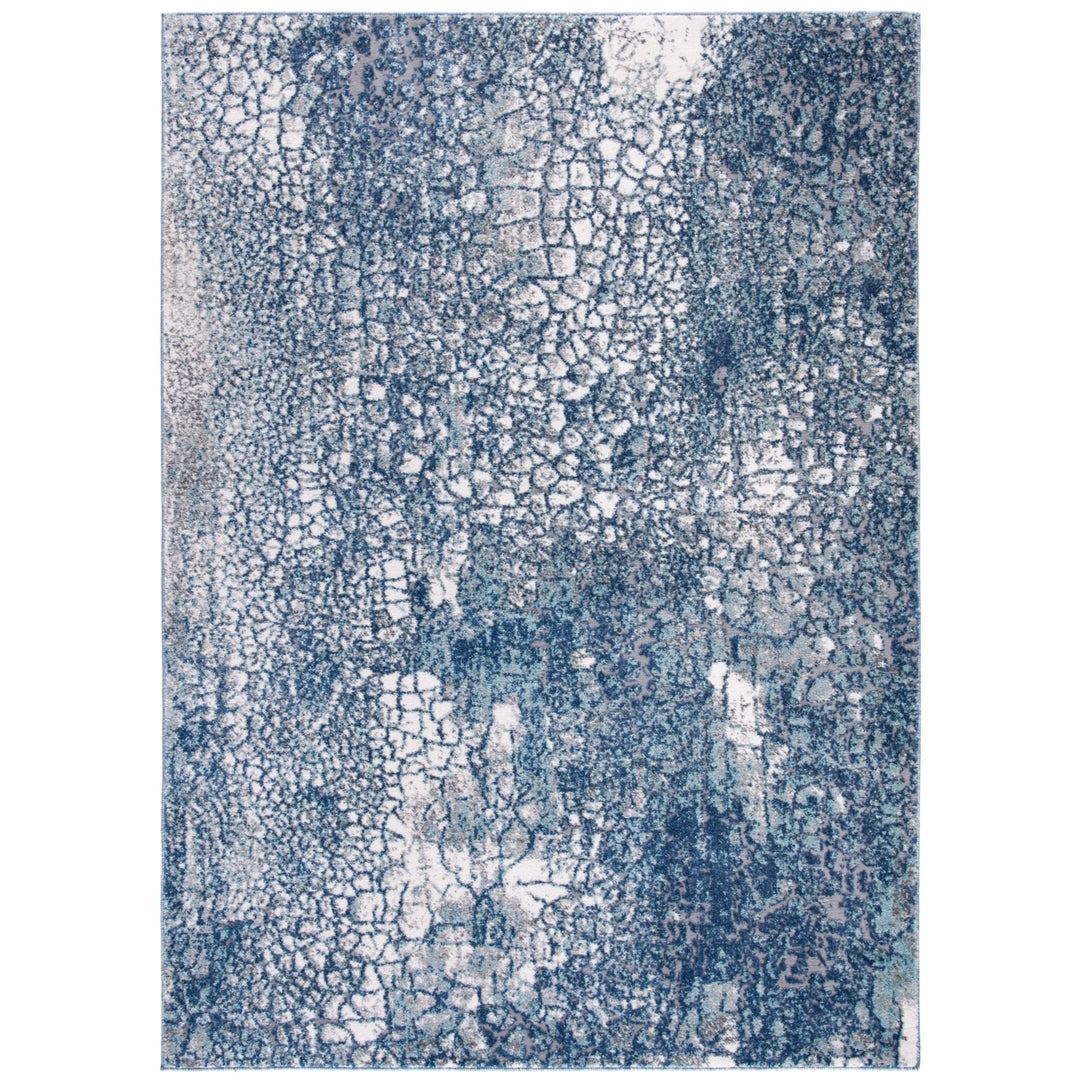 SAFAVIEH Aston Collection ASN706N Navy / Grey Rug Image 10