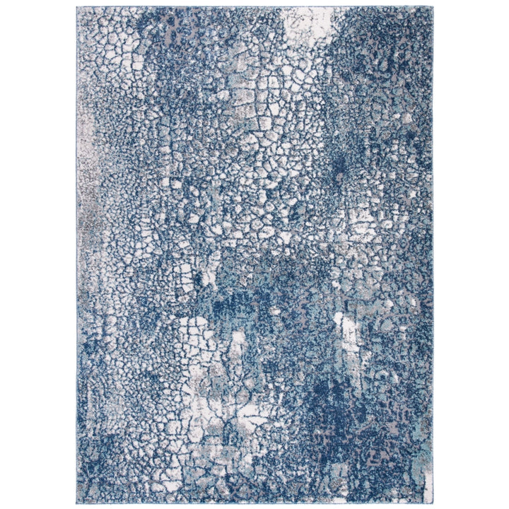 SAFAVIEH Aston Collection ASN706N Navy / Grey Rug Image 10