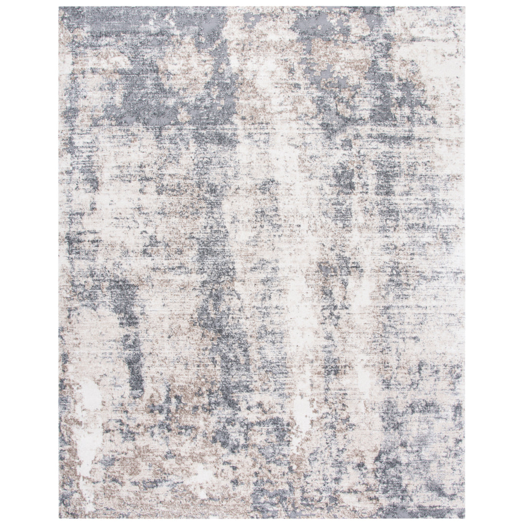 SAFAVIEH Aston Collection ASN713A Ivory / Grey Rug Image 1