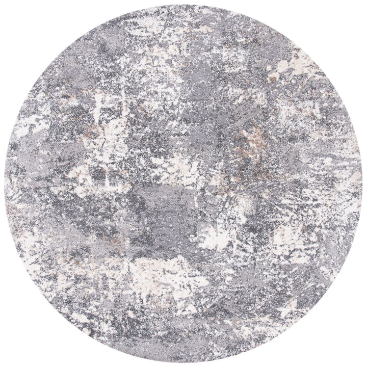 SAFAVIEH Aston Collection ASN715F Light Grey / Grey Rug Image 1