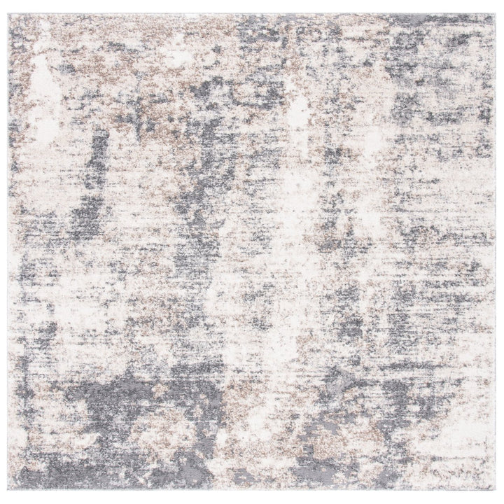 SAFAVIEH Aston Collection ASN713A Ivory / Grey Rug Image 1