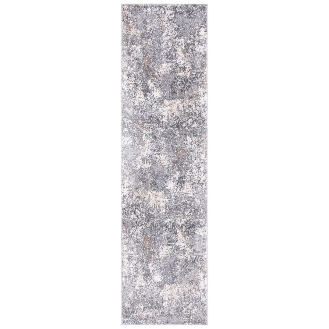 SAFAVIEH Aston Collection ASN715F Light Grey / Grey Rug Image 1