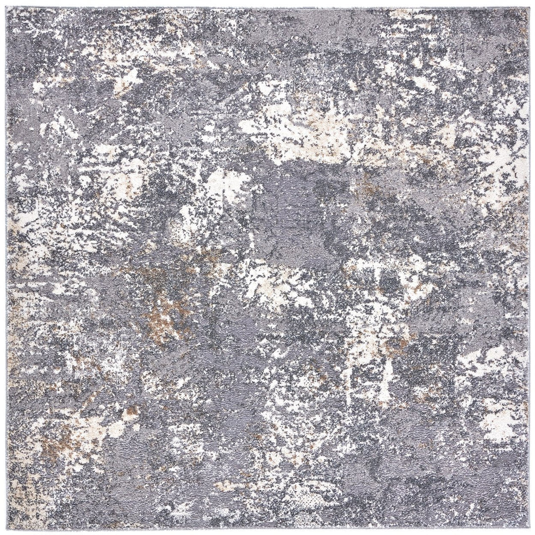 SAFAVIEH Aston Collection ASN715F Light Grey / Grey Rug Image 6