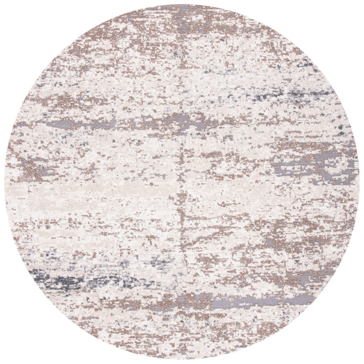 SAFAVIEH Aston Collection ASN799A Ivory / Grey Rug Image 4