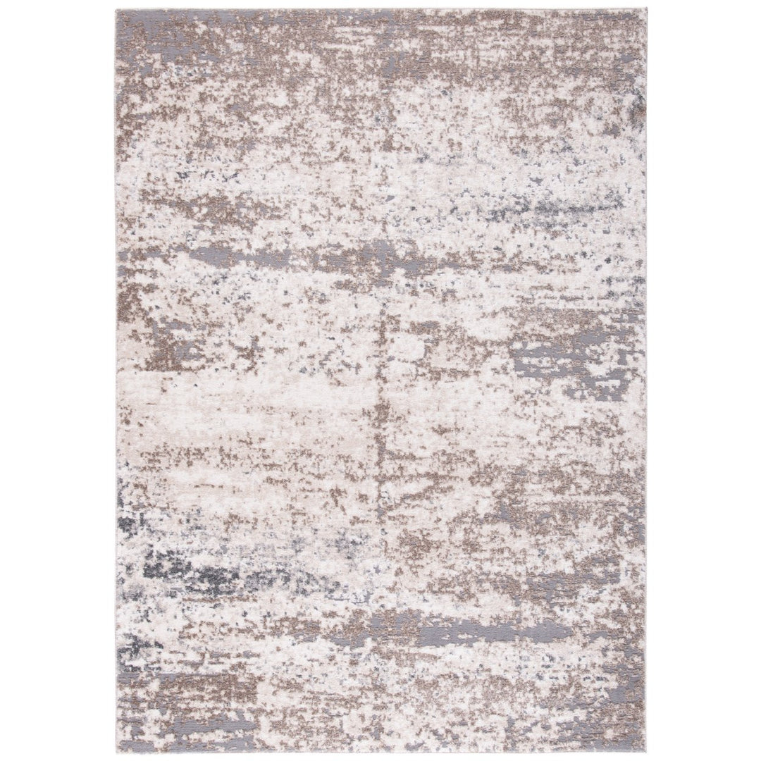 SAFAVIEH Aston Collection ASN799A Ivory / Grey Rug Image 1