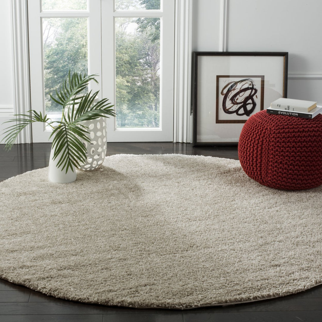 SAFAVIEH Arizona Shag Collection ASG820C Silver Rug Image 2