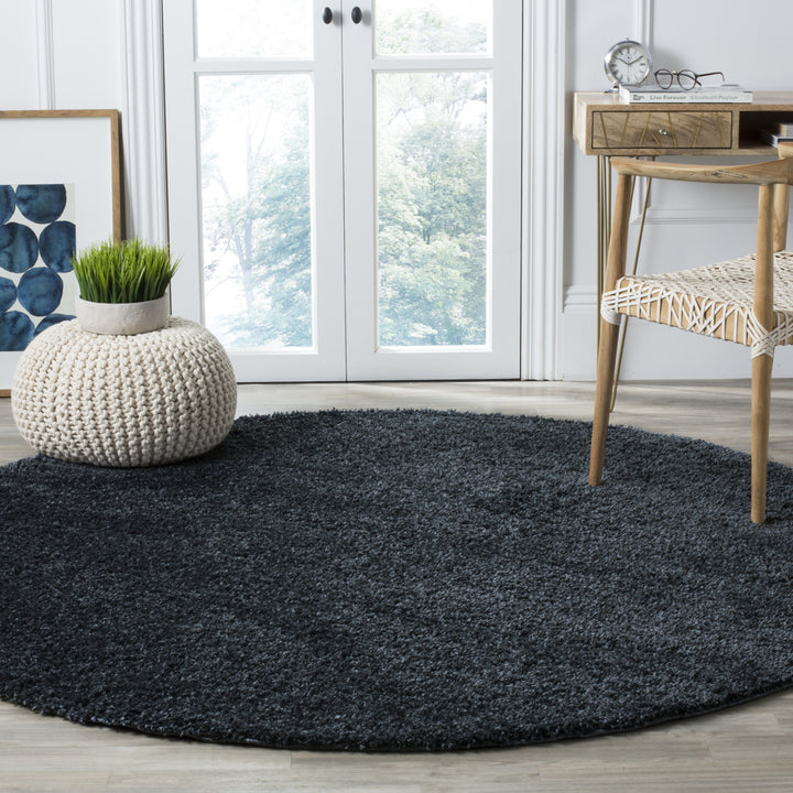 SAFAVIEH Arizona Shag Collection ASG820R Blue Rug Image 2