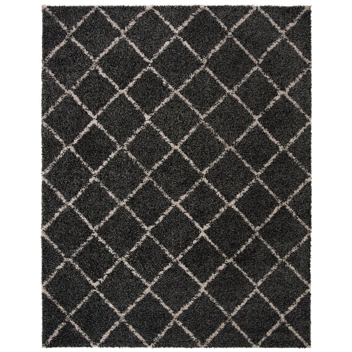 SAFAVIEH Arizona Shag ASGL742C Anthracite / Beige Rug Image 2