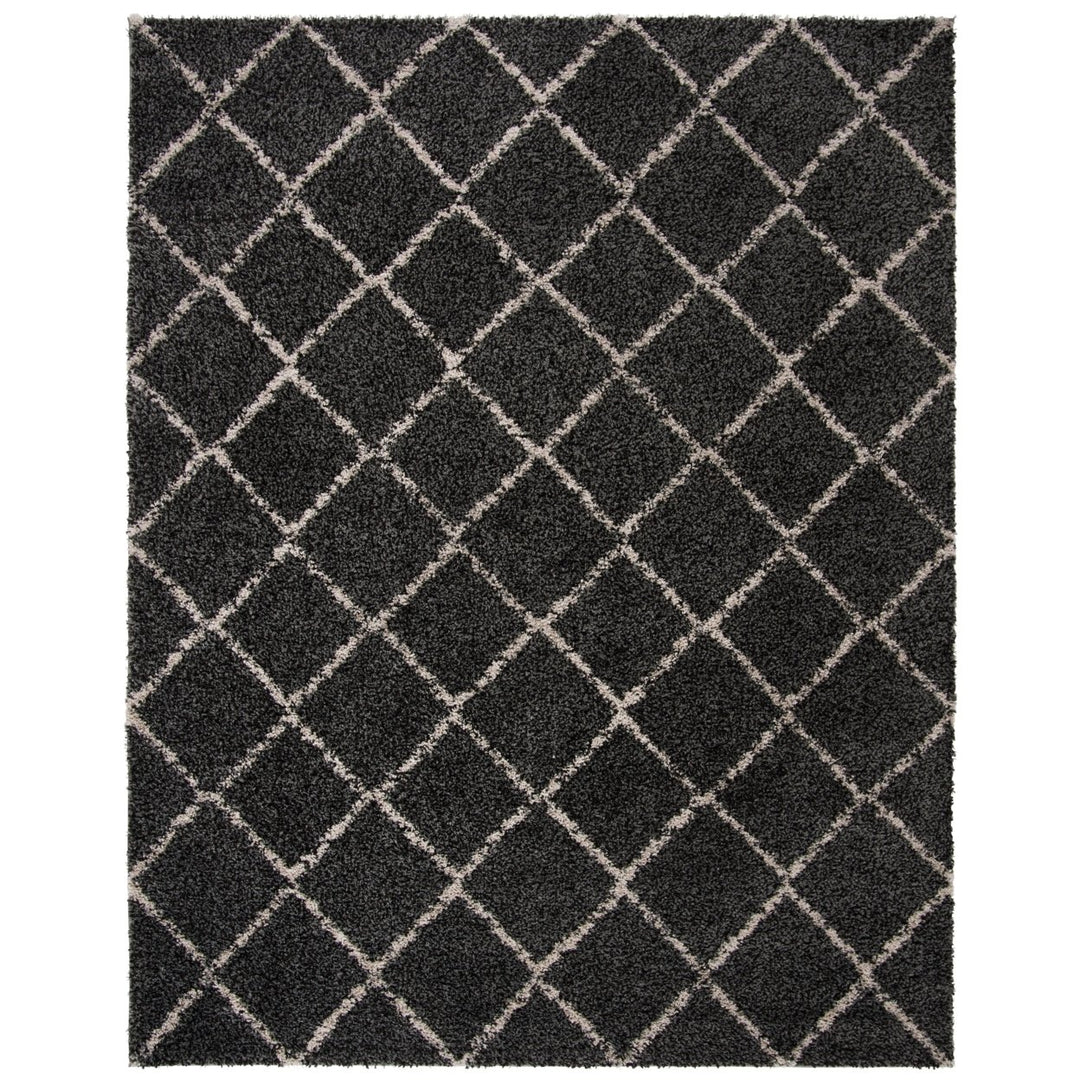 SAFAVIEH Arizona Shag ASGL742C Anthracite / Beige Rug Image 1