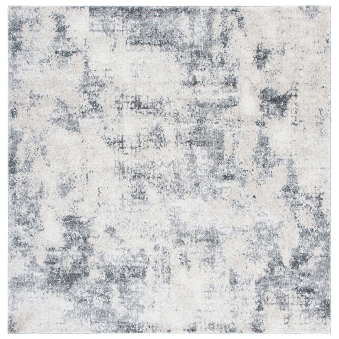 SAFAVIEH Aston Collection ASN704A Ivory / Grey Rug Image 3