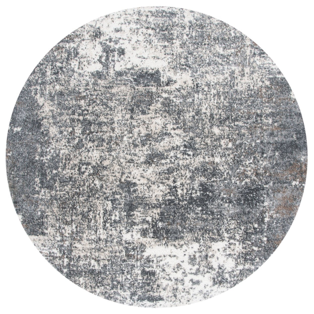 SAFAVIEH Aston Collection ASN705F Grey / Ivory Rug Image 2