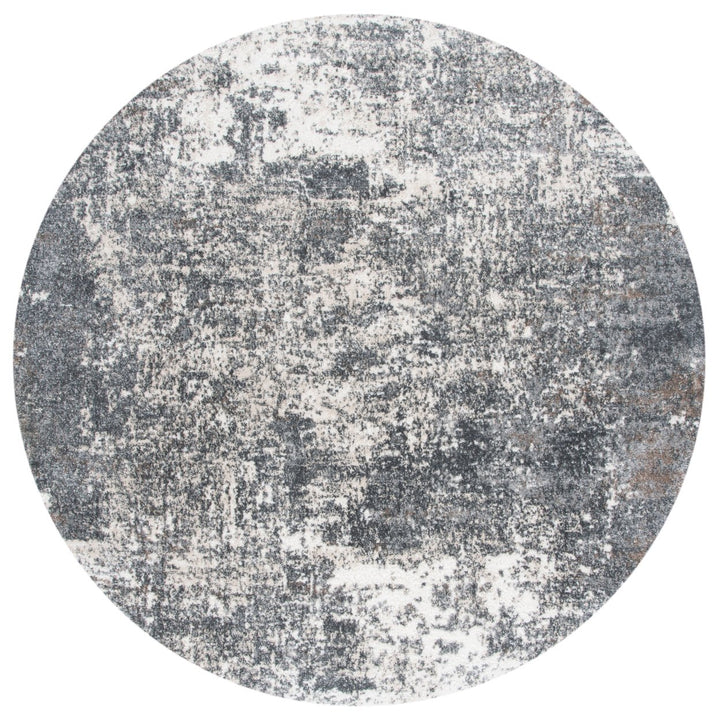 SAFAVIEH Aston Collection ASN705F Grey / Ivory Rug Image 2