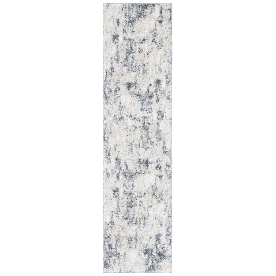 SAFAVIEH Aston Collection ASN704A Ivory / Grey Rug Image 1