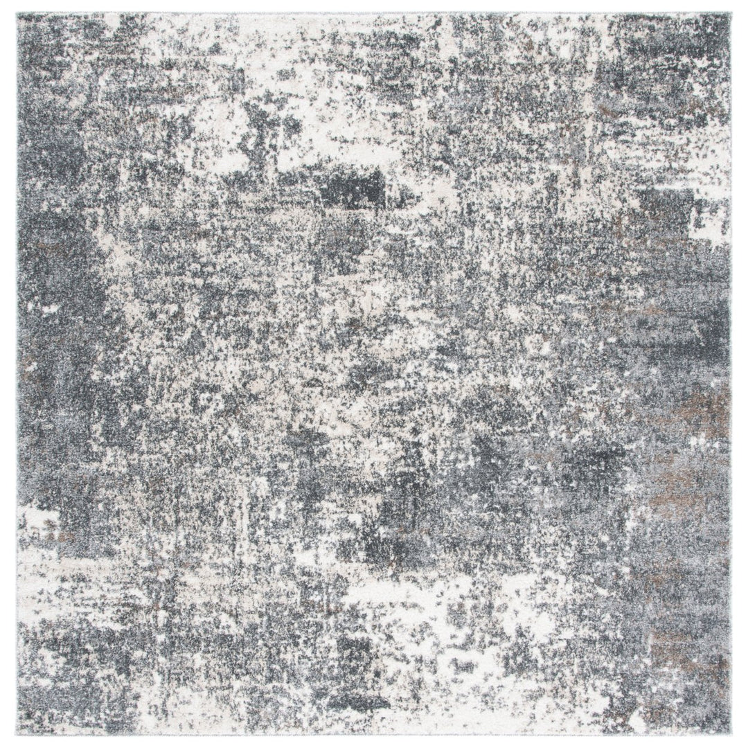 SAFAVIEH Aston Collection ASN705F Grey / Ivory Rug Image 4